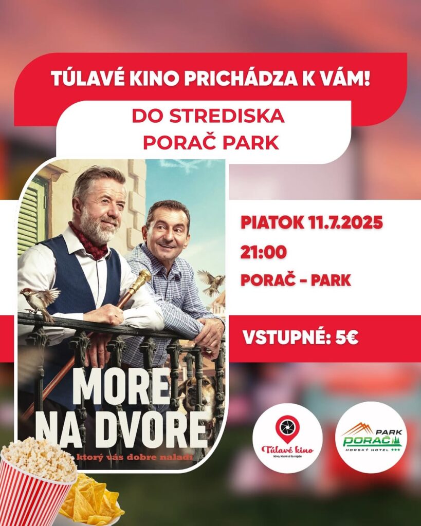 Užite si oddych na konci sveta pri premietaní filmu More na dvore. Tešíme sa na Vás!