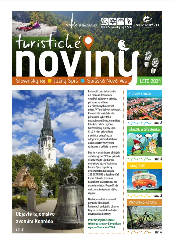 Spoznajte okolie vďaka turistickým novinám!