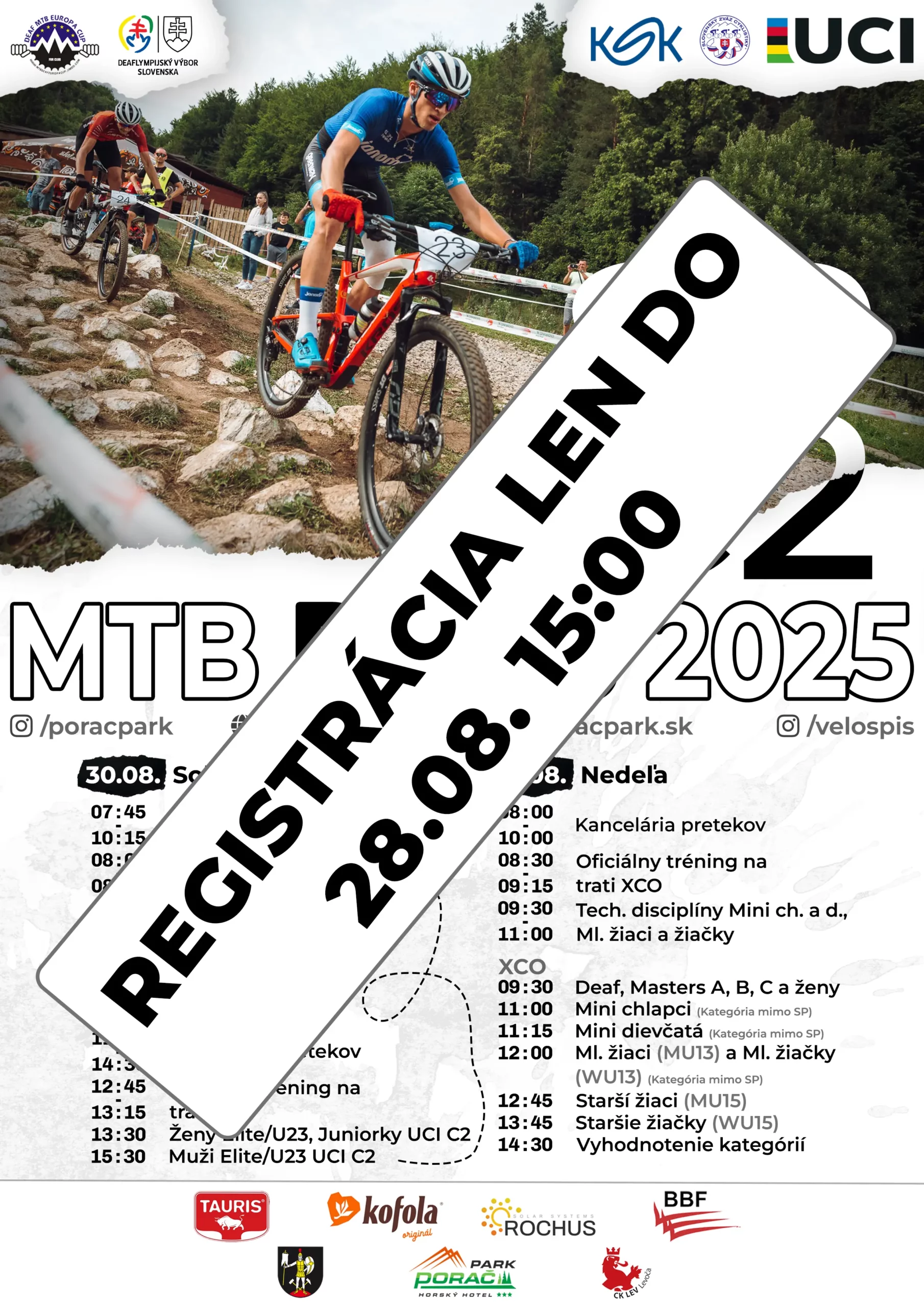 MTB UCI C2 Poráč 2025 - plagát