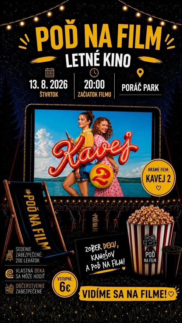 Tulave kino - Kavej 2 už 13.8. kavej 2 tulave kino pod hviezdami